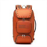 Fashion Rivet  Laptop Backpack  Bag With External USB Port Bag