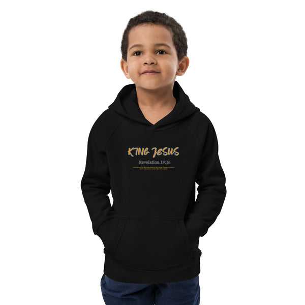 King Jesus - Kids eco hoodie