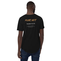 Fear - false evidence appearing real - Men's Curved Hem T-Shirt