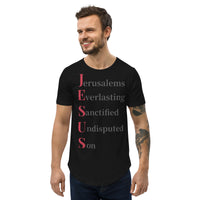 J.E.S.U.S - Men's Curved Hem T-Shirt