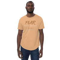 Fear - false evidence appearing real - Men's Curved Hem T-Shirt