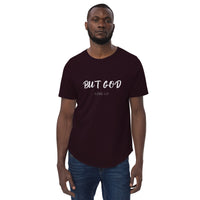 BUT GOD - Men's Curved Hem T-Shirt