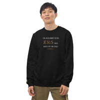 The Resurrection JESUS was raised by His Dad - Unisex eco sweatshirt