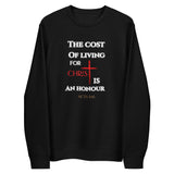 The cost of living for Christ - Unisex eco sweatshirt