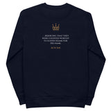 The cost of living for Christ - Unisex eco sweatshirt