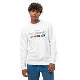 The Bible is my Faithbook - Unisex eco sweatshirt