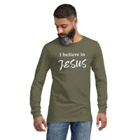 I believe in Jesus -  Unisex Long Sleeve Tee