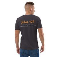 I committed the crime, JESUS did the time - Unisex organic cotton t-shirt