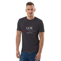 LOL Love Over Lust - Unisex organic cotton t-shirt