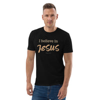 I believe in Jesus Unisex organic cotton t-shirt