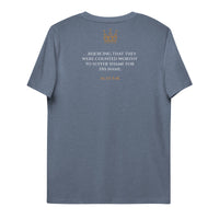 The cost of living for Christ - Unisex organic cotton t-shirt