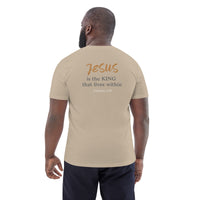 No matter who’s Prime Minister JESUS is still KING - Unisex organic cotton t-shirt