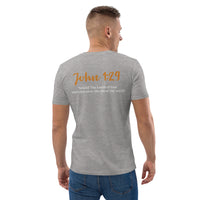 I committed the crime, JESUS did the time - Unisex organic cotton t-shirt