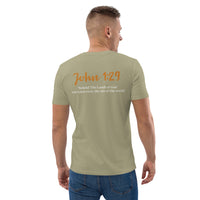 I committed the crime, JESUS did the time - Unisex organic cotton t-shirt