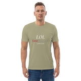 LOL Love Over Lust - Unisex organic cotton t-shirt