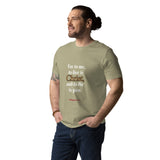 To live is Christ - Unisex organic cotton t-shirt