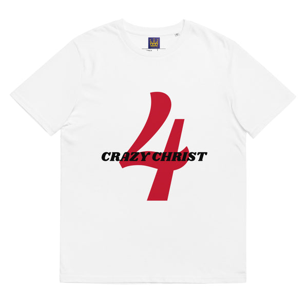 Crazy 4 Christ - Unisex organic cotton t-shirt