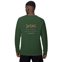 No matter who’s Prime Minister JESUS is still KING - Unisex organic raglan sweatshirt