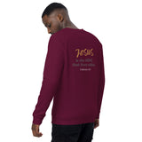 No matter who’s Prime Minister JESUS is still KING - Unisex organic raglan sweatshirt