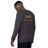 I believe in JESUS - Unisex organic raglan sweatshirt