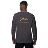 I believe in JESUS - Unisex organic raglan sweatshirt