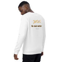 I believe in JESUS - Unisex organic raglan sweatshirt