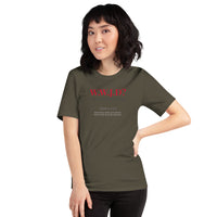 W.W.J.D? Short-Sleeve Unisex T-Shirt