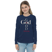 God is good - Youth long sleeve tee